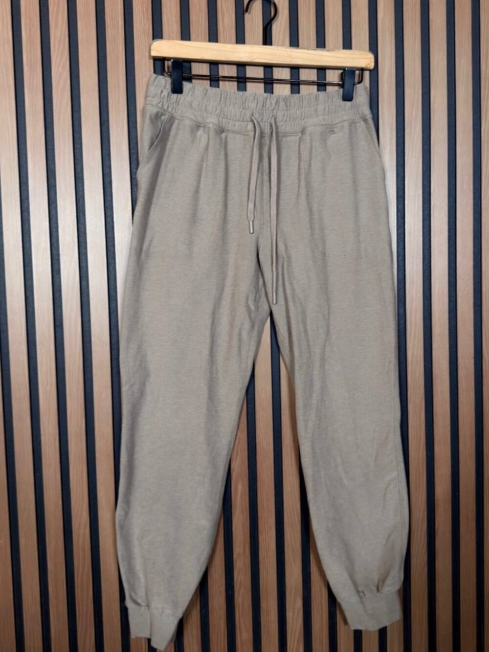 Beyond Yoga Sweatpants XS Womens Brown Joggers Drawstring Waist Stretch